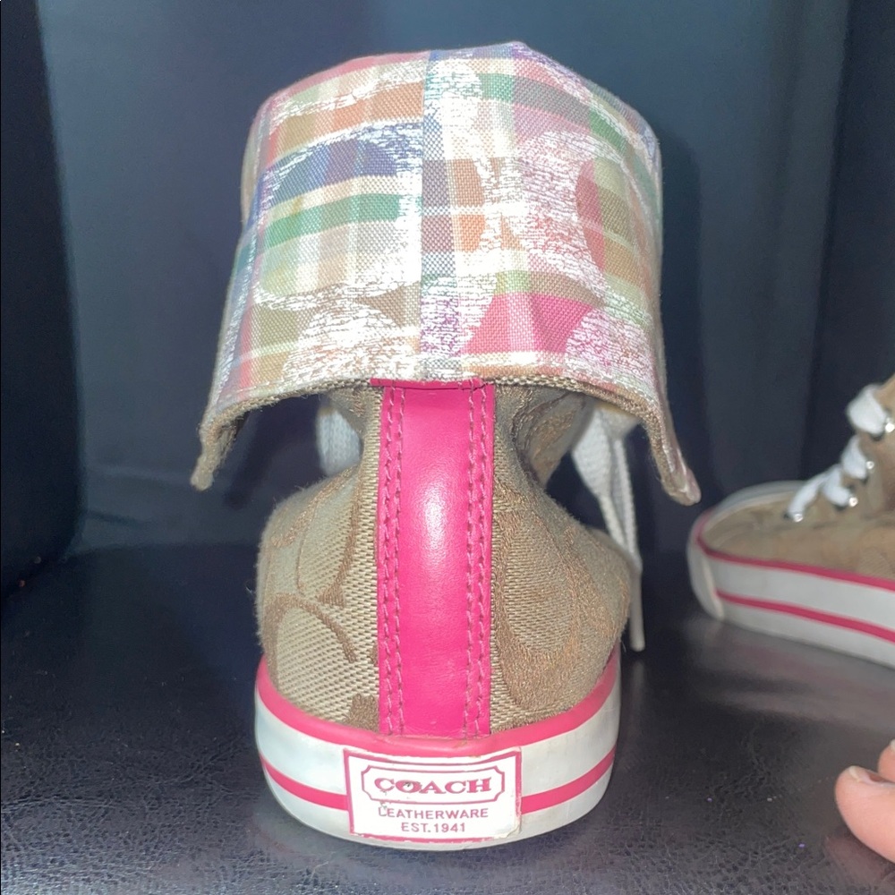 COACH Bonney high tops Size 9 womens GUC - Picture 14 of 17